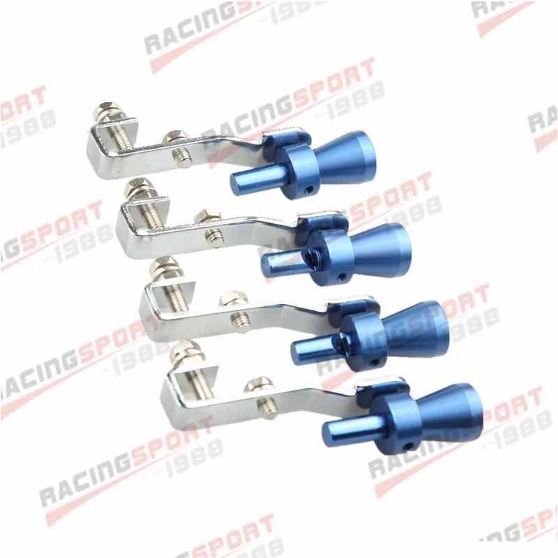 8PCS/6PCS/4PCS/2PCS/1PCS  Universal Turbo Sound Exhaust Whistle/Fake Blow Off BOV Simulator Blue S