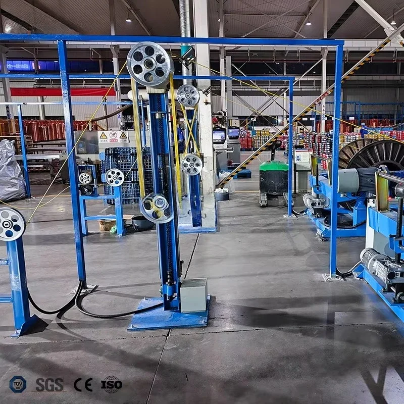 Manufacturer Cable Tension Dance Stand Recoil Vertical Rewinder Wire Accumulator