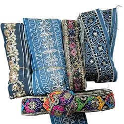 Handmade Denim Ribbon, DIY Accessories, 1 Yards