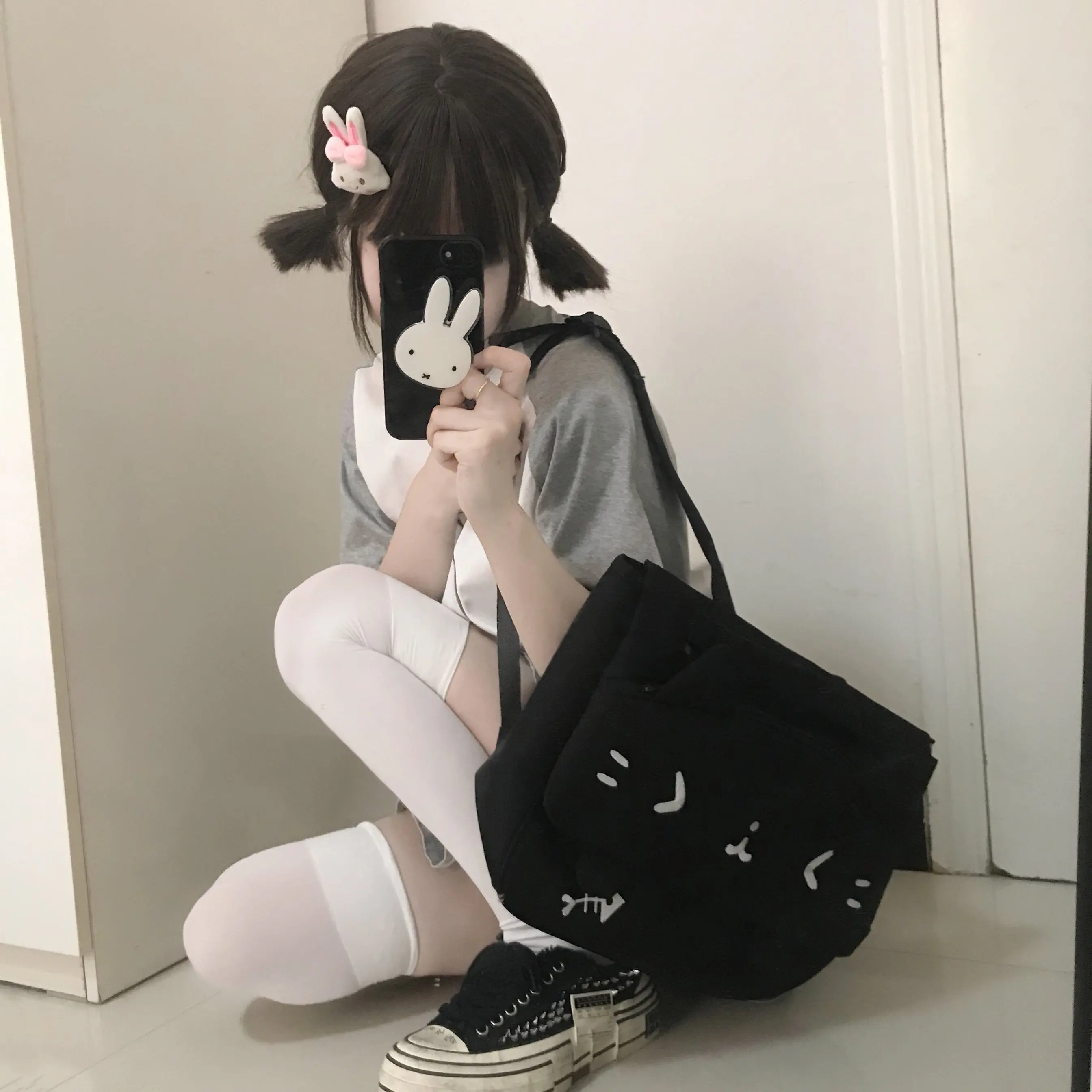 Japanese Style Cute Kawaii Backpacks Cartoon Embroidered Casual Backpack Student Uniform Bag Fashion Canvas Bags
