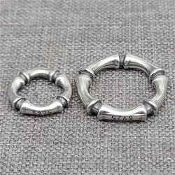 4pcs of 925 Sterling Silver Round Bone Jump Rings for Necklace Bracelet 8mm 10mm 14mm