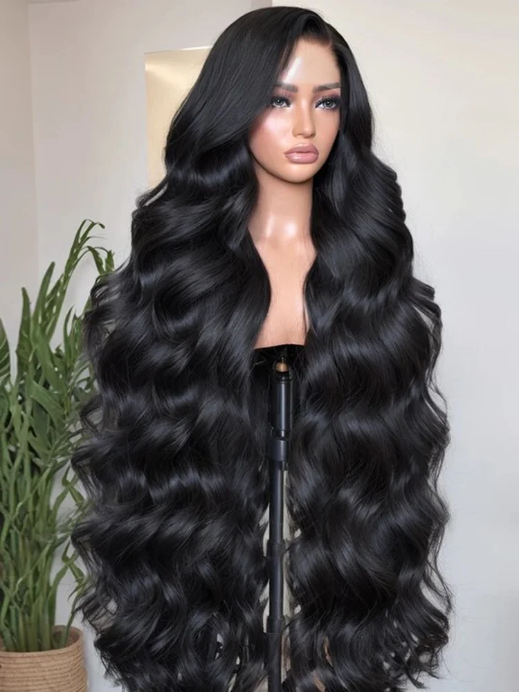 250% 300% Density 30 40 Inch Body Wave HD Transparent 13x6 Lace Front Human Hair Wigs Brazilian 13x4 Lace Frontal Wig For Women