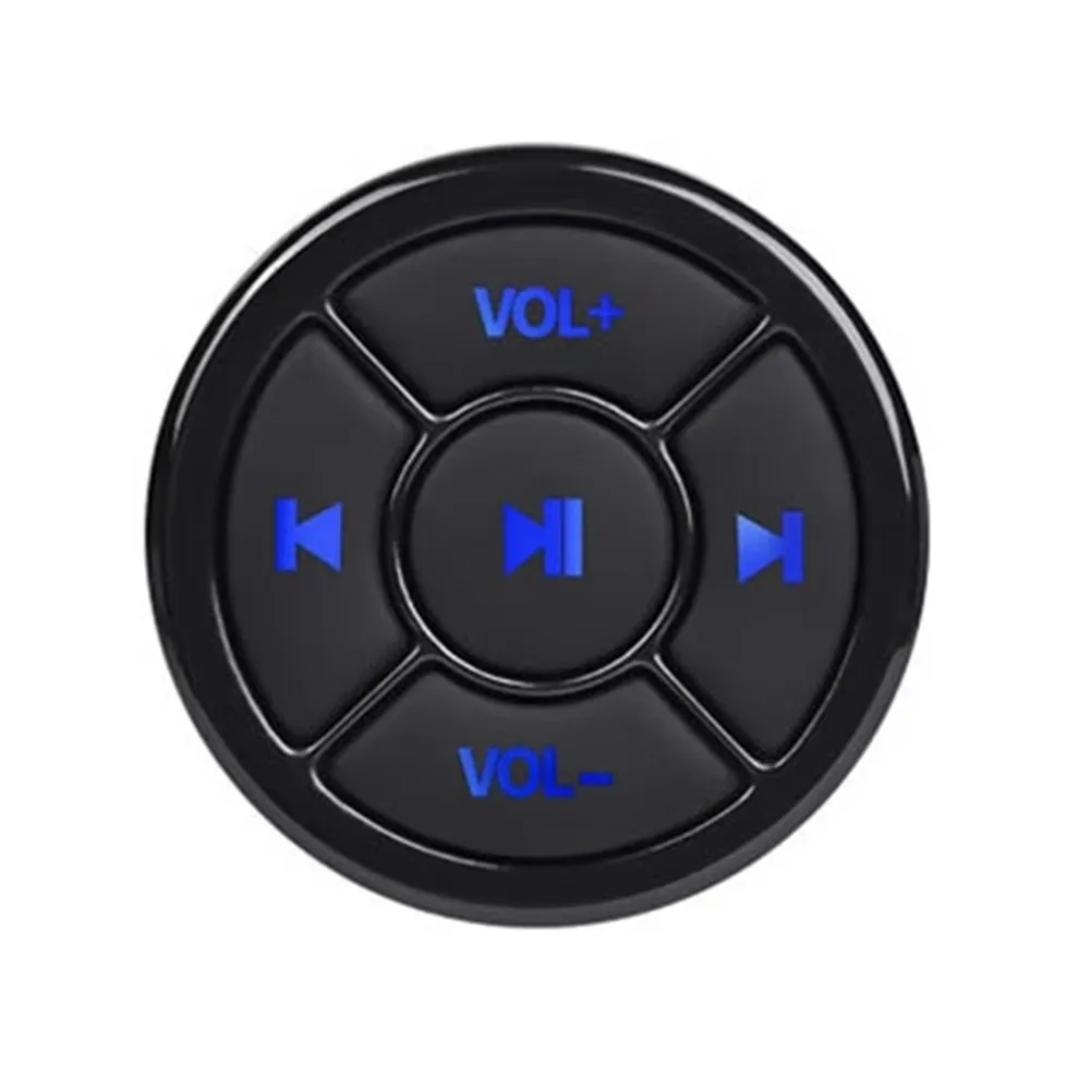 BT5.0 Wireless Media Button Mini Size Wireless Connectivity Steering Wheel Remote Multimedia Function for Android iOS Devices