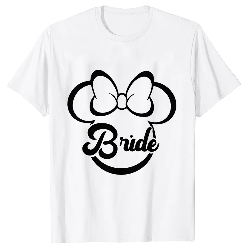 Schoonheid En De Bus Team Bruid Tshirt Bruiloft Vrijgezellenfeest T-Shirt Vrouwen Kleding Korte Mouw T-Shirt Bruids Douche Tops