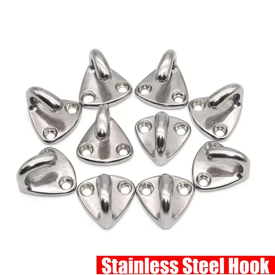 

2/3PCS Stainless Steel Fender Hook Spring Clip Fender Eye Hooks Marine Boat Hardware Accessories Sail Tug Fending Hooks