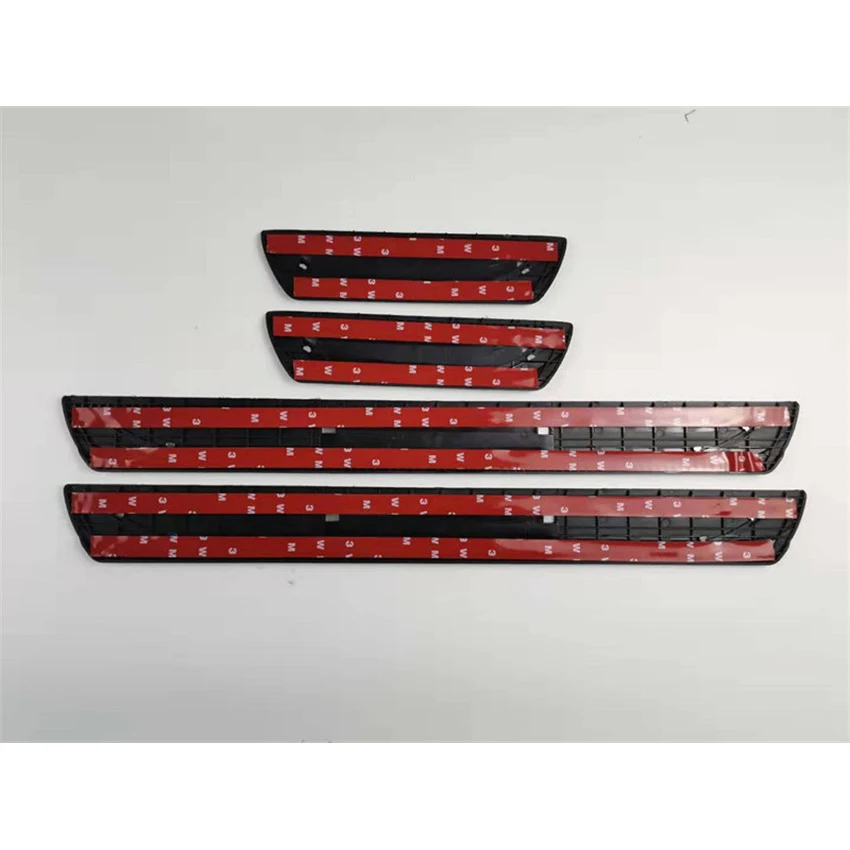 4Pcs/Lot ABS Stainless Steel For 2016-2021 Nissan Qashqai J11 Auto Door Sill Pedal Scuff Plate Decoration Cover Car Accessories