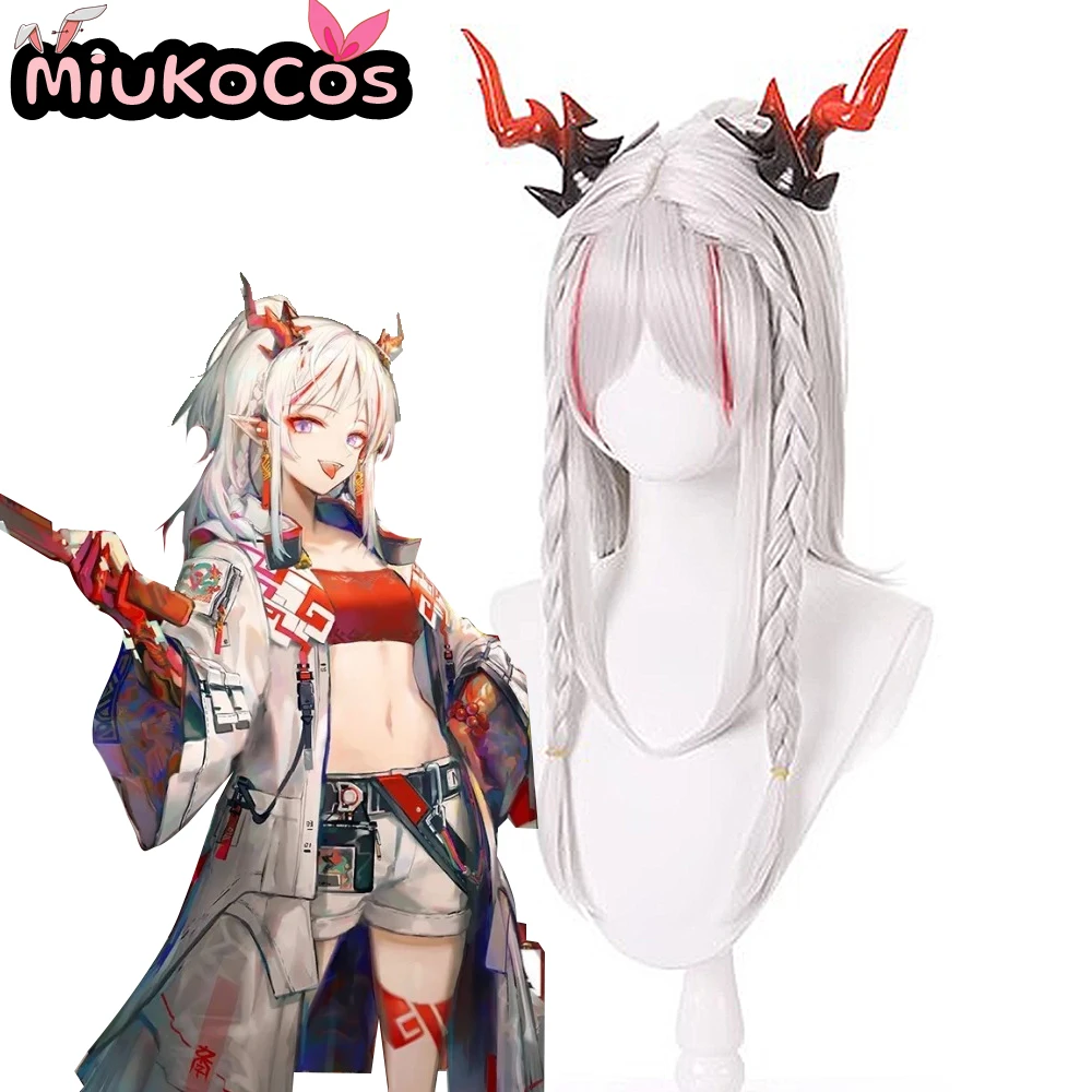 

В НАЛИЧИИ Парик для косплея Nian MiukoCosplay Game Arknights Косплей