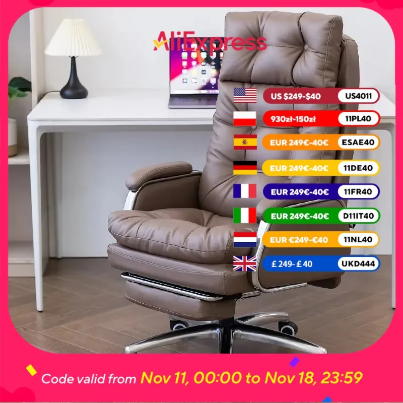 

Support Soft Office Chair Luxury Floor Comfy Relaxing Pliable Gaming Chairs Computer Designer Poltrona Office Furniture