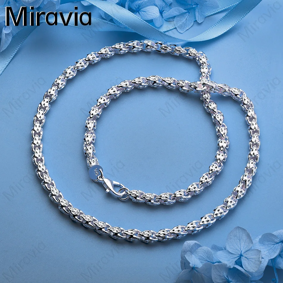 

Miravia 925 Sterling Silver Round Mouse Necklace - Everyday Accessory For Women, Simple And Elegant Jewelry