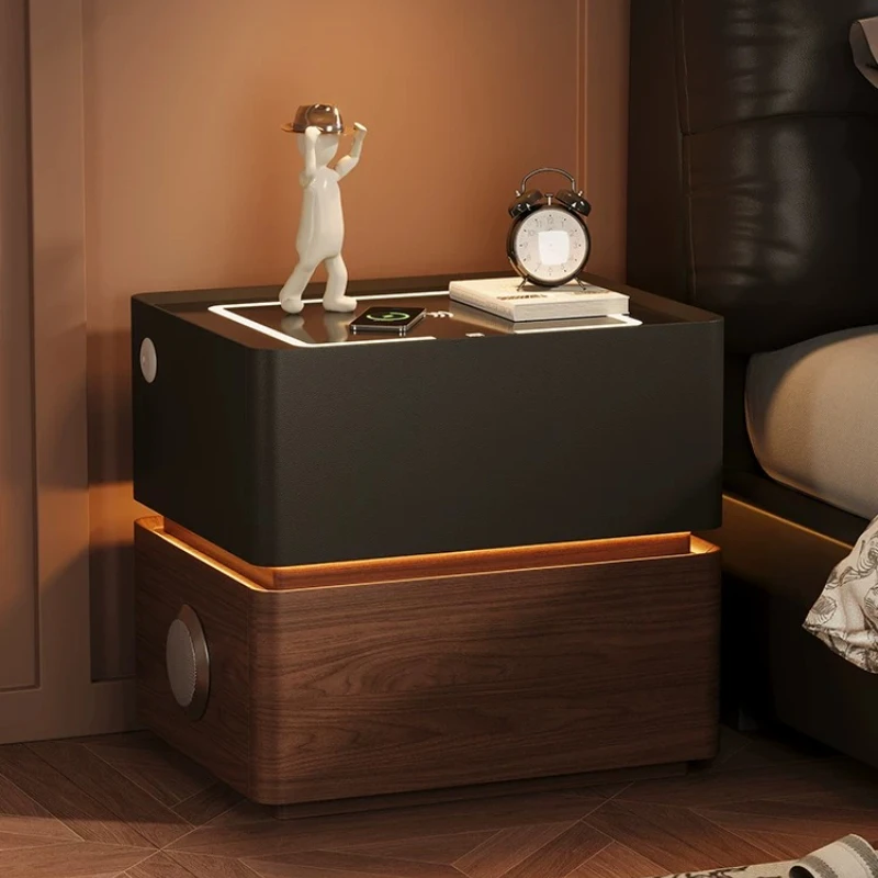 &Yellow Classic Nightstands Narrow Minimalistic Nordic Safe Bedside Tables Drawers Modern Italian Mesa De Noche Bedroom Furnitur