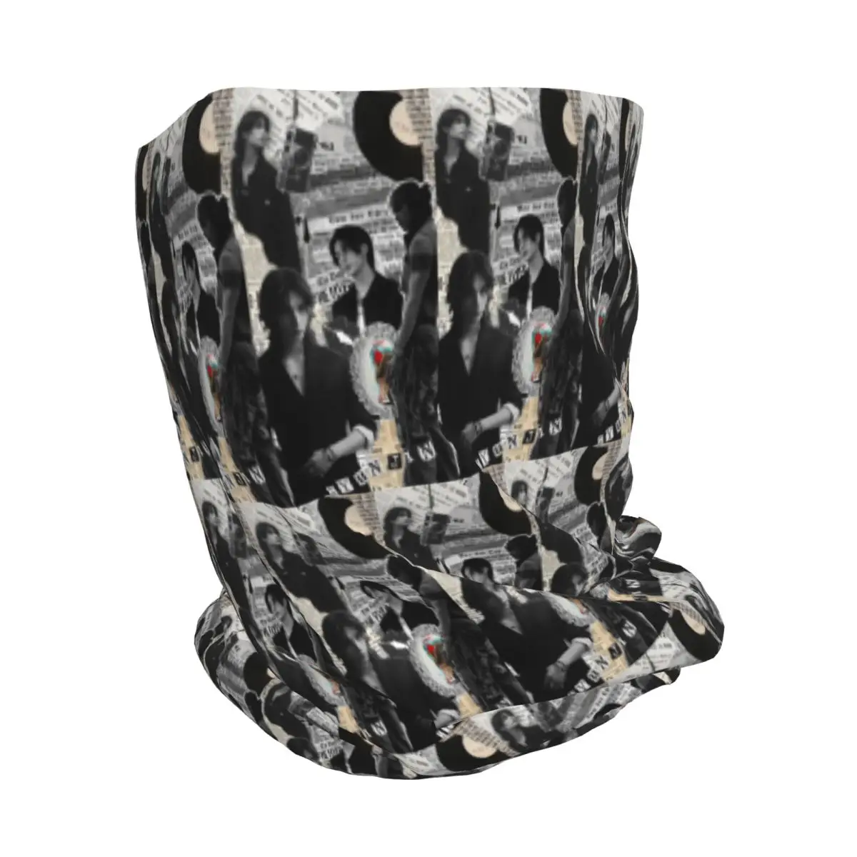 Hyunjin Collage Bandana Neck Gaiter Magic Scarf Multifunction Headband Beanies Hat Unisex Adult All Season
