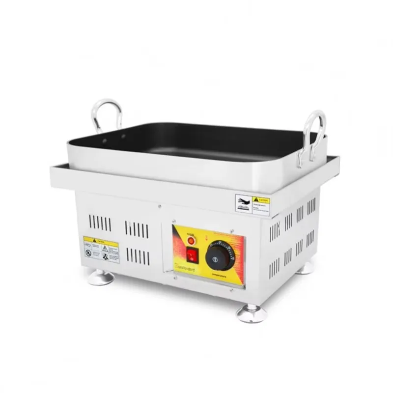 Máquina coreana de pastel de arroz frito de comida callejera, máquina Topokki, otras máquinas de aperitivos