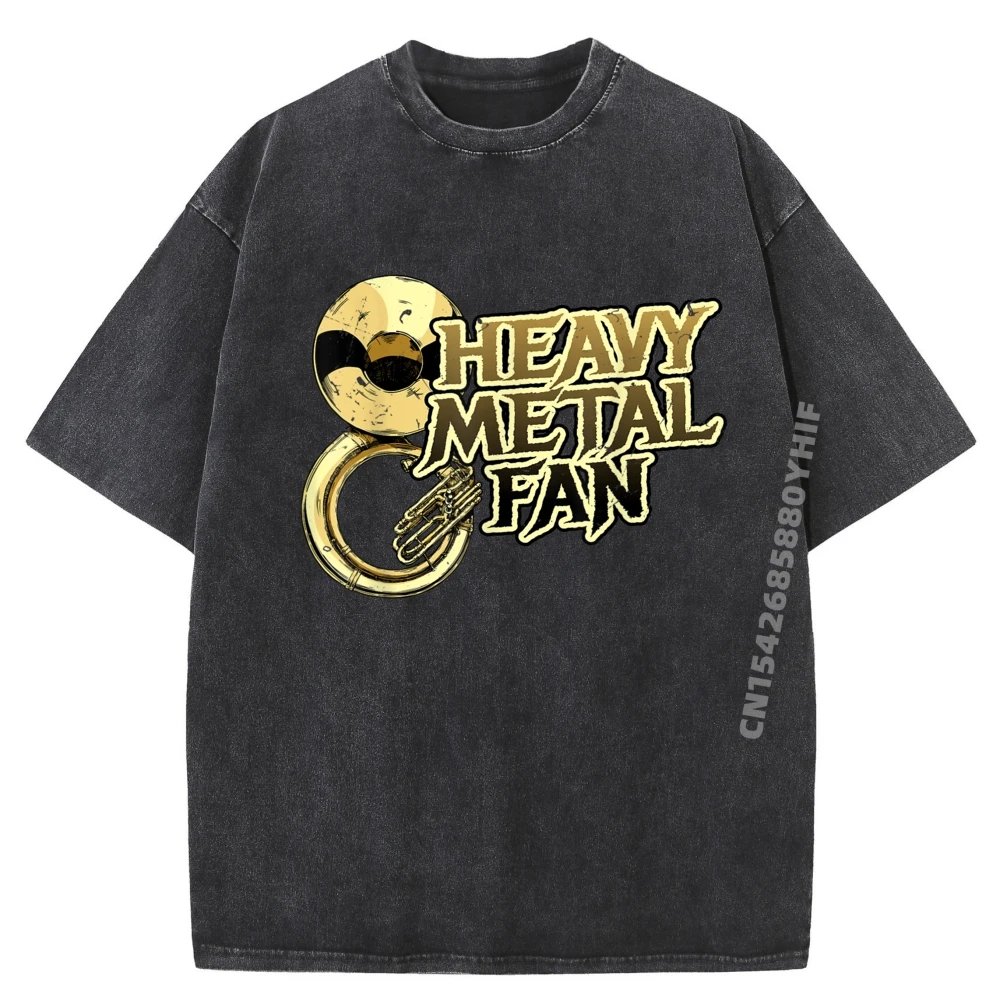 

Fan Sousaphone Player Brass Sousaphone Cute Oversized T Shirt Men's Printed T-Shirts Streetwear Washed Clothes