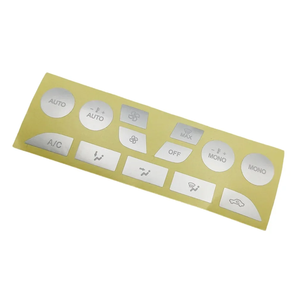 Repair Film For Ford Focus 99-05 Air Conditioner Control Buttons With Precise Fit And Reflective Display Enhancement