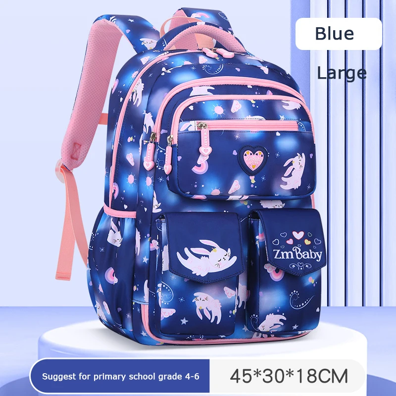 Sacs d'école imperméables en nylon pour enfants, sacs à dos d'école pour enfants, sac de livre pour enfants, garçons et filles, adolescents, primaire, 1ère à la 6ème année, 4 documents