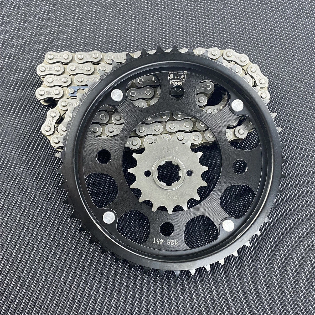 428 14T Front 40T/43T/45T/48T/50T Rear Sprocket Kit with 428H Chain for CBF190 CB190R/190X Motorcycle Bike