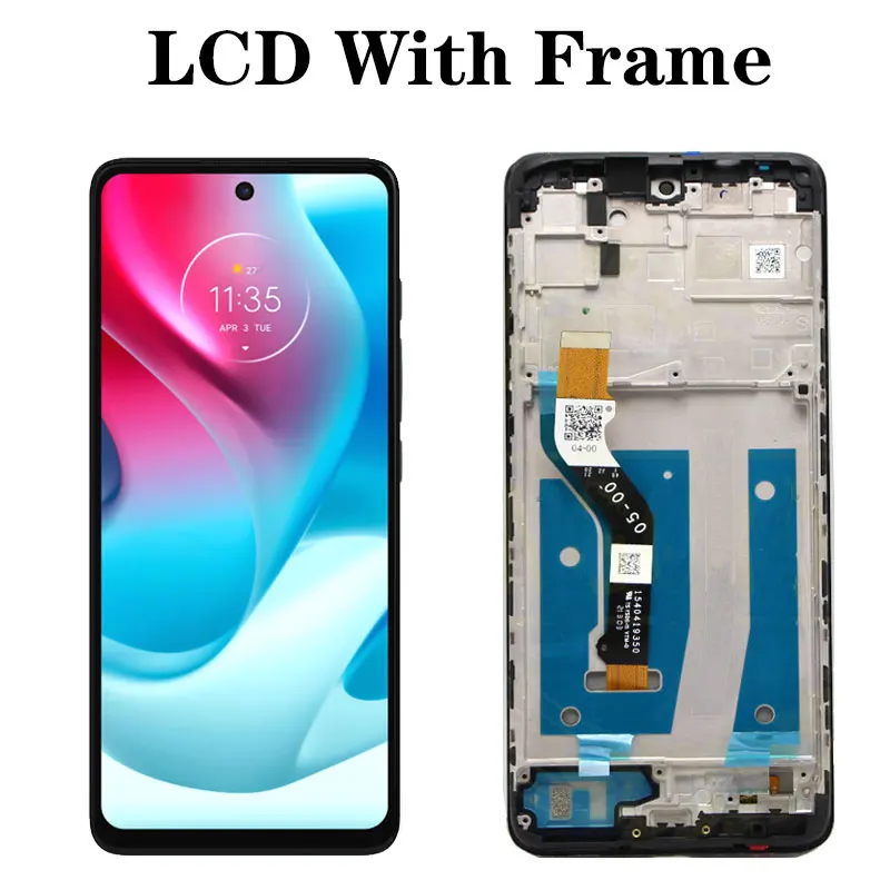 6.8\'\'AAA Quality For Motorola Moto G60S LCD XT2133-2 With Frame Touch Panel Screen display Digitizer Assambly For moto G60s LCD