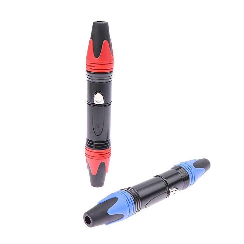 （NEW）1Set 3 Pin XLR Female Jack + Male Plug Professional 3 Pole XLR Socket Plug Microphone Connector Microphone Plug