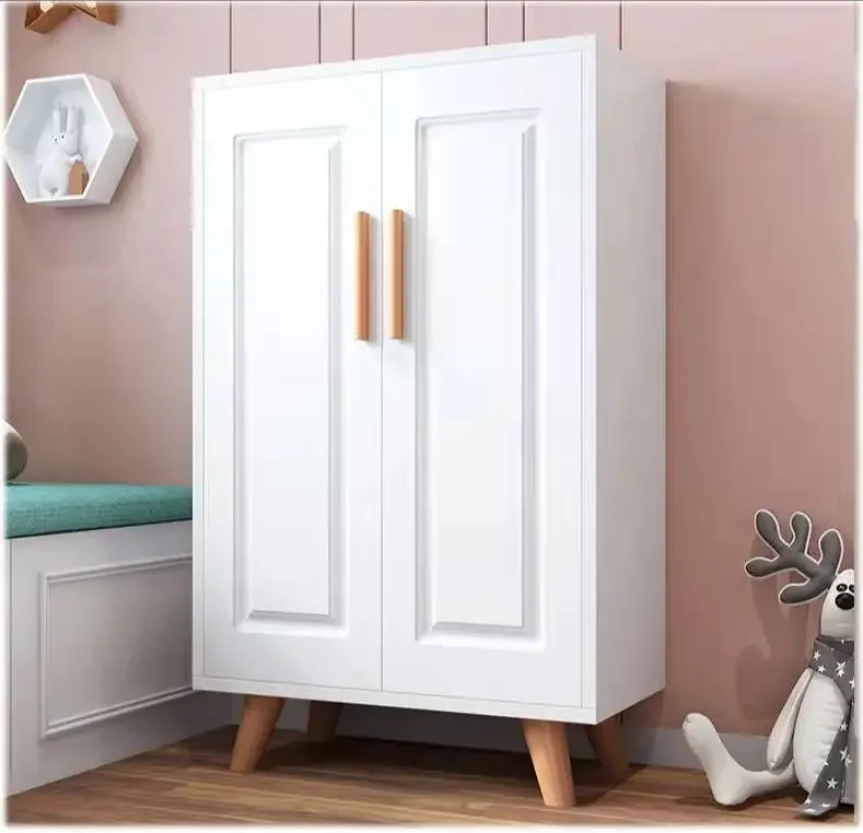 Neuester bunter Kleiderschrank 2021, Holzschrank, moderner, minimalistischer Schlafzimmer-Kinderschrank