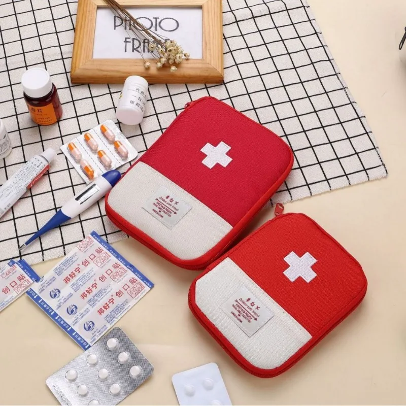 

Portable First Aid Kit for Outdoor Camping and Hiking Mini Medicine Bag for Household Use Business First Aid Emergency Kit