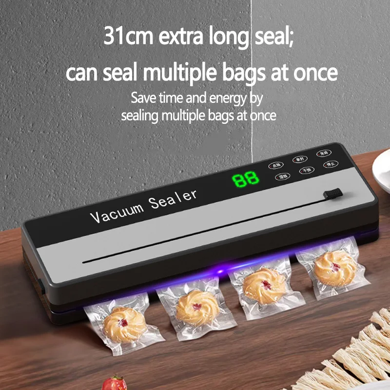 음식 보관용 자동 진공 포장기 플라스틱 실란트 사용 휴대용 확장형 밀봉 멀티팩 빠른 음식 보존