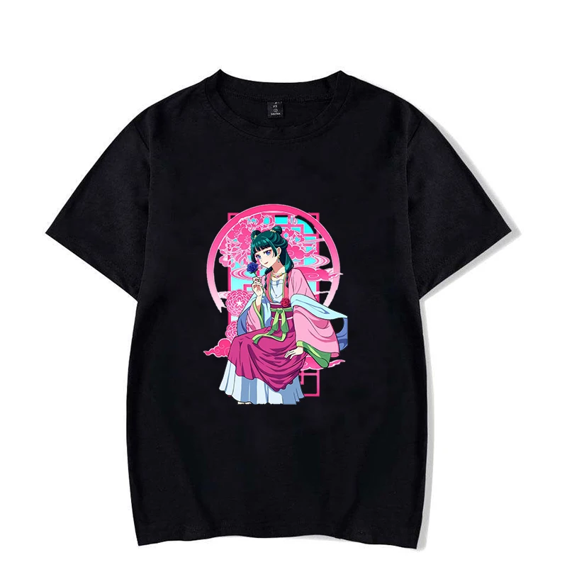 Hot Anime Women T-shirt Cool Summer Casual Loose T ShirtThe Apothecary Diaries Maomao Print Clothing Harajuku Short Sleeve Tops