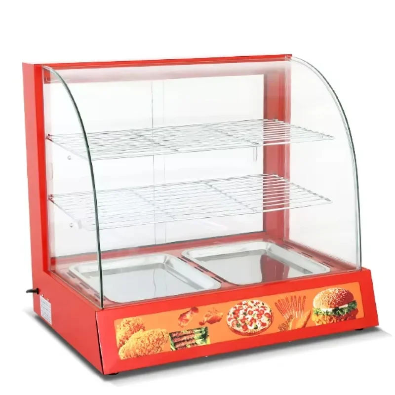 Electric food warmer display showcase for sale electric  display cabinet food insulation display cabinet