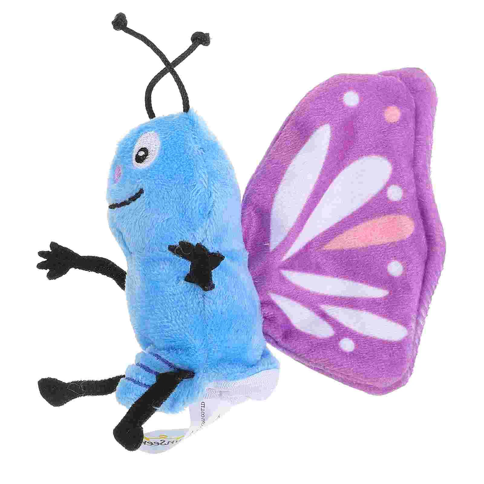 Butterfly Animal Hand Puppet House Chair Stuffed Bee Plush Toys Bees Honey Jar Bumble Cotton Toddler Kids Puppets