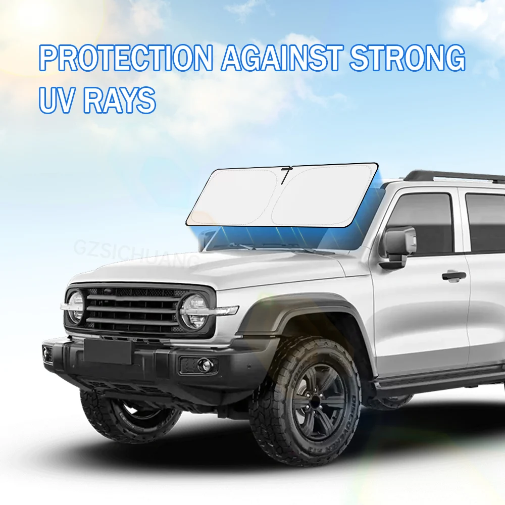 Car Windshield Sun Shade Covers Visors Auto Front Window Sunscreen For tank 300 500 700 2020- 2023 2024 Sunshade  Accessories