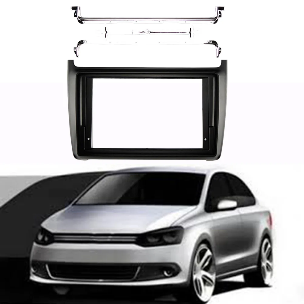 

ABS Plastic Navigation Modification Faceplate Frame for For POLO NEW 9 Inch Audio Screen Installation Kit Black