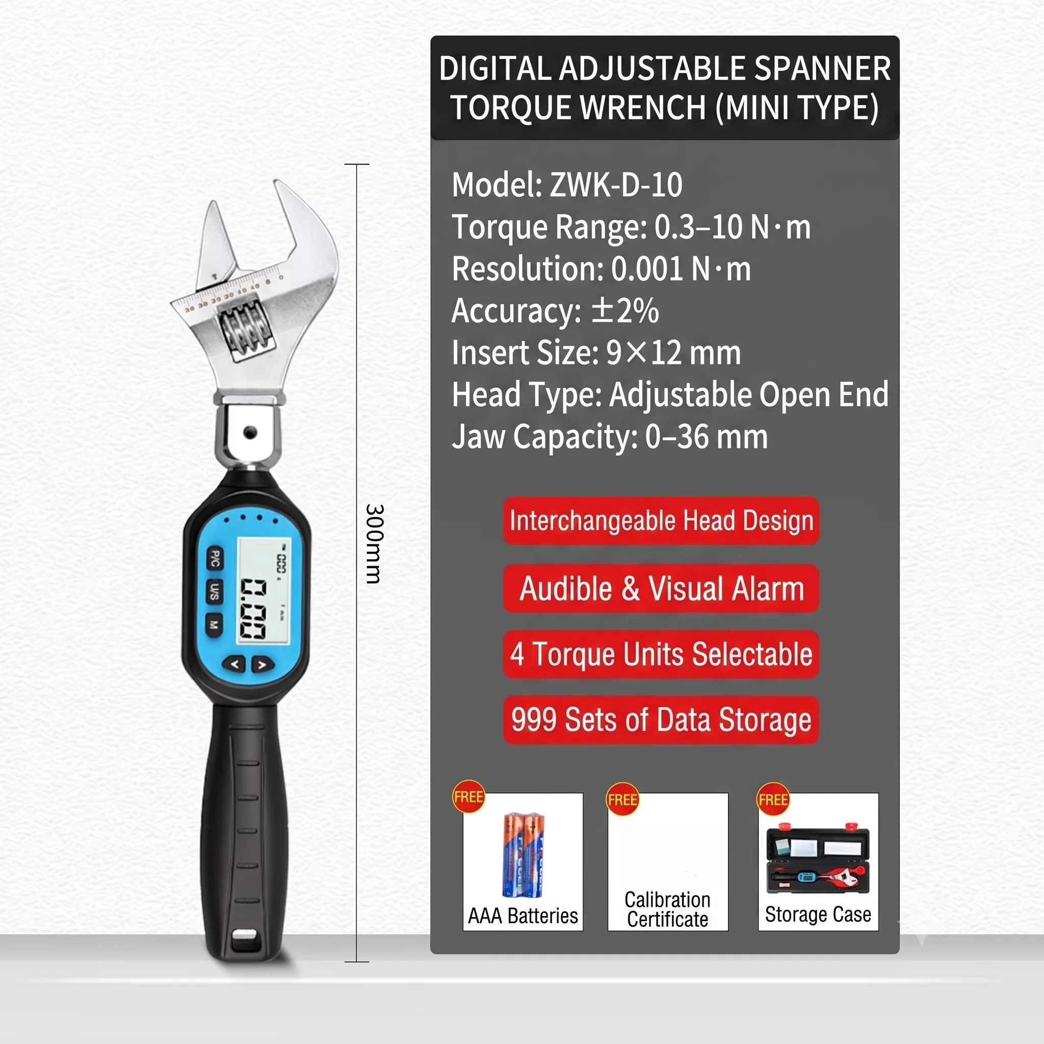 Digital Adjustable Torque Wrench