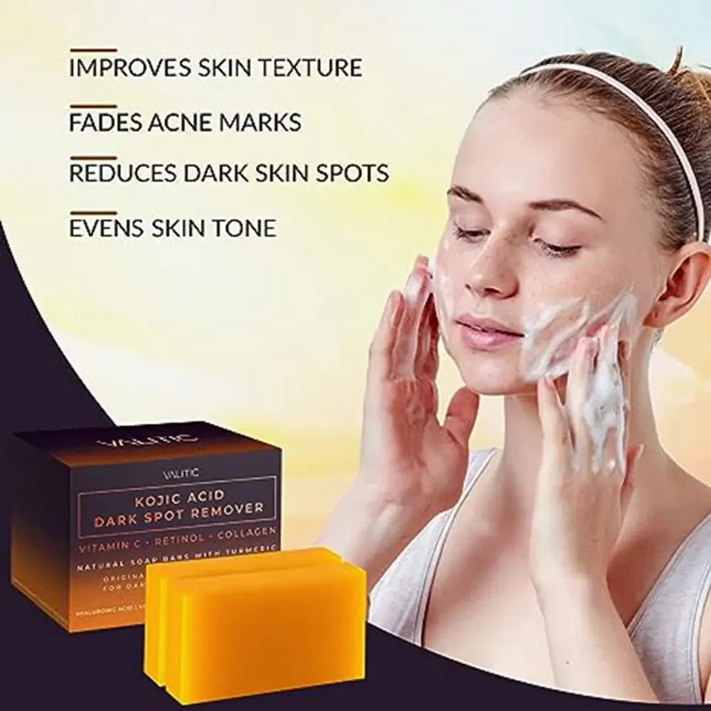 

Original Handmade Kojic Acid Soap Whitening Soap for Women Skin Lightening Bleaching Glycerin Soap Deep Cleaning Brighten Skin