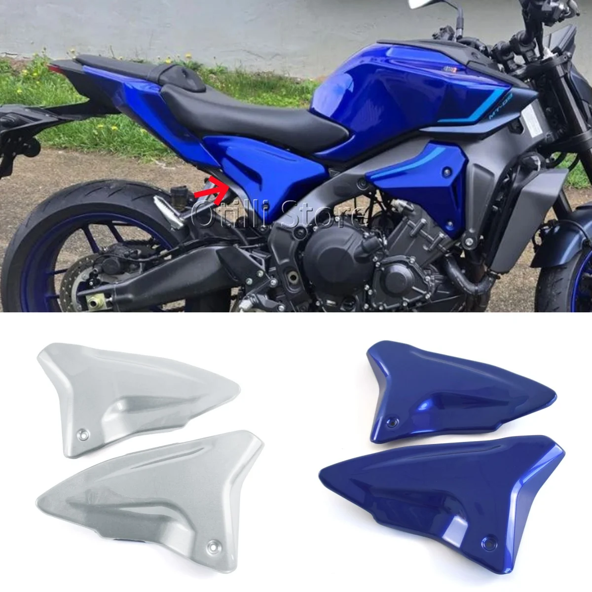 

Motorcycle Accessories ABS Infill Side Panels Fairing For YAMAHA MT-09 MT09 MT 09 SP Frame Protector Cover Rear Infill Panel