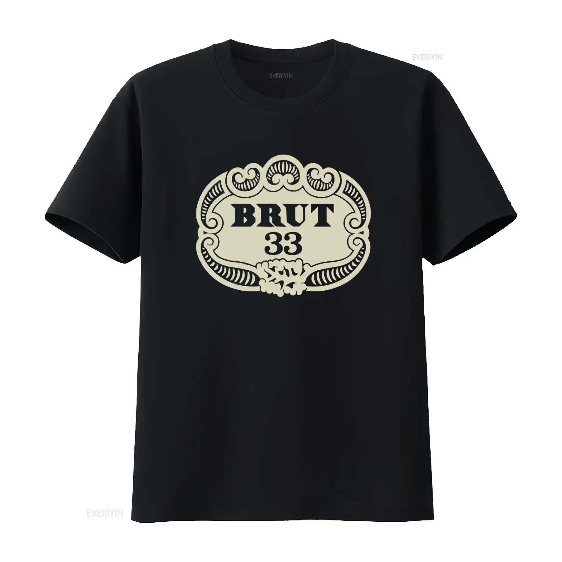 Brut 33 70'S Retro Cologne Hai Karate Logo After Shave T Shirt Vintage Style  vintage Washed designer clothes fashion Soft