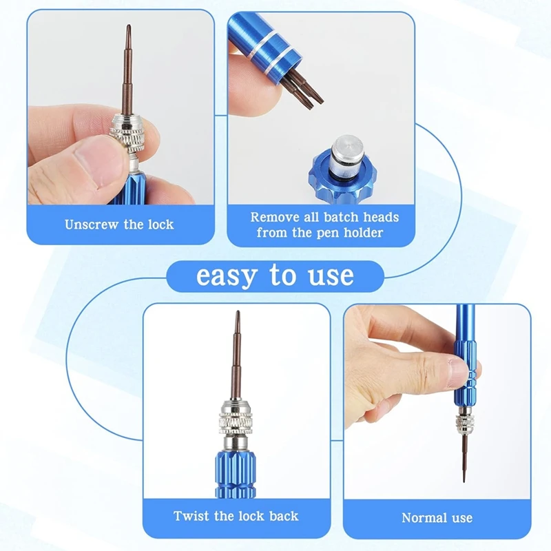 ABBN-5-In-1 Precision Eyeglass Repair Screwdriver Kit Magnetic Watch Screwdriver For Electronics Sunglasses Cellphone Jewelry