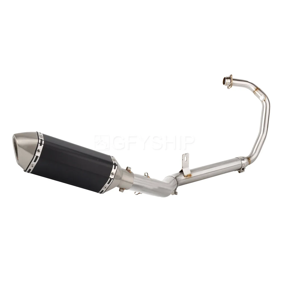 

For Aprilia RS / Tuono 125 2017 2018 2019 2020 RS125 Escape Slip-on Motorcycle Exhaust Pipe Muffler With Middle Link Pipe System