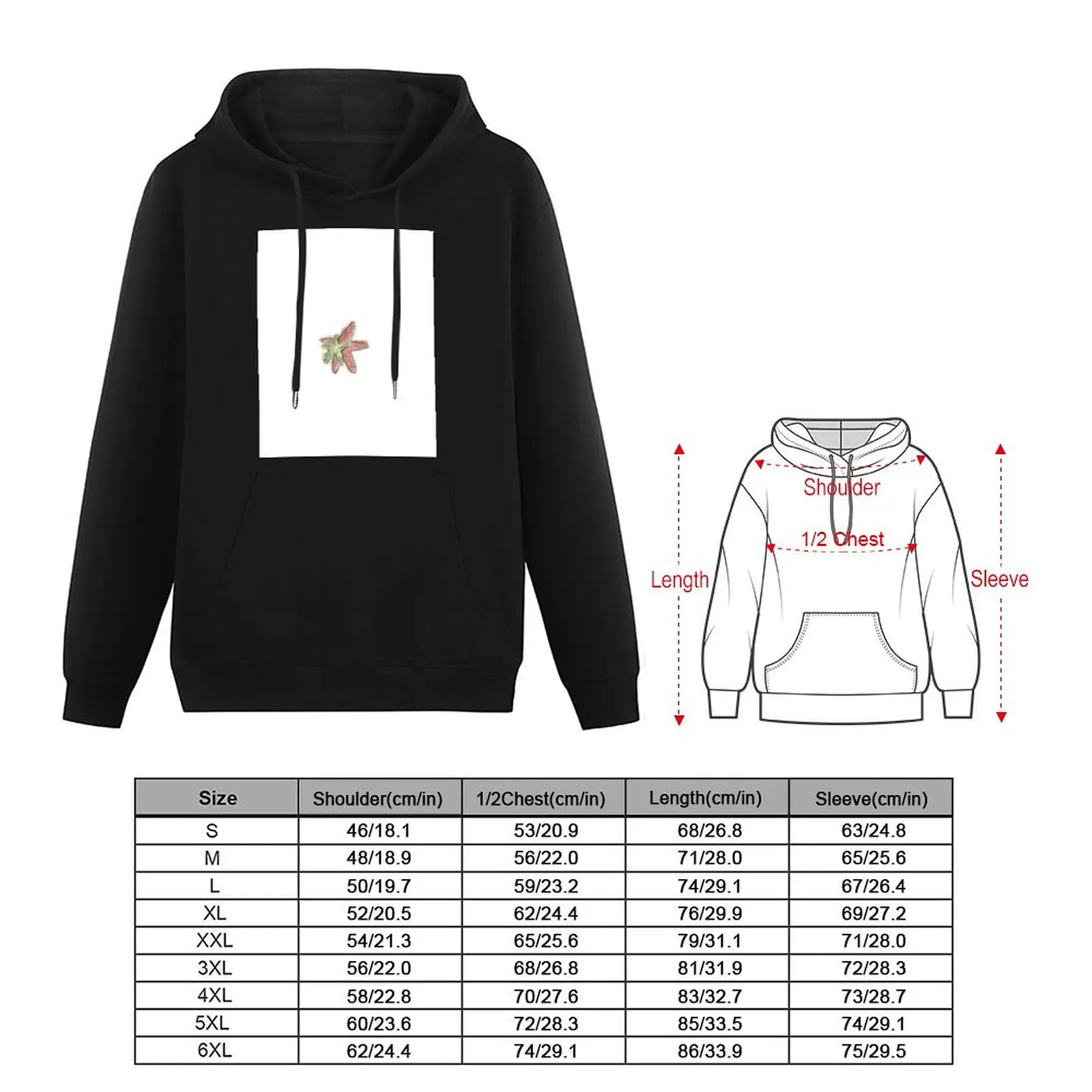 Sea Star Pullover Hoodie japanese style fashion men big size hoodie