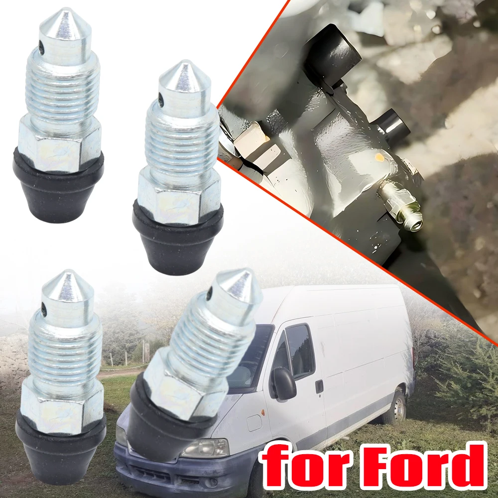 

Front Rear Brake Caliper Bleed Nipples Screws Valves Dust Caps Repair M10x1.00mmx29.5mm for Fiat Ducato 2002-2018 Slave Parts