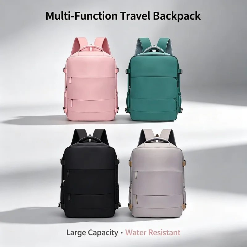 Lightweight Large‑Capacity Travel Carry‑On Backpack, Durable Luggage Bag for Budget Airlines Business and Weekend Short Trips