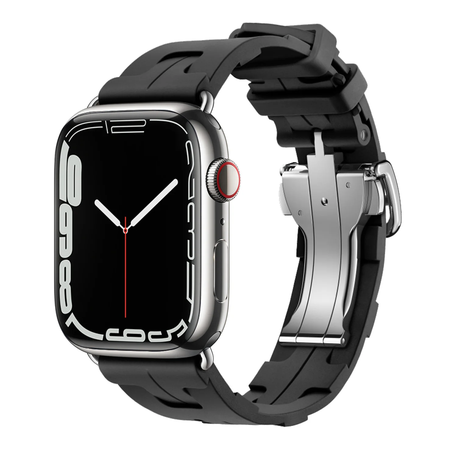 Kilim Single Tour Silicone Strap For Apple Watch Band 44mm 40mm