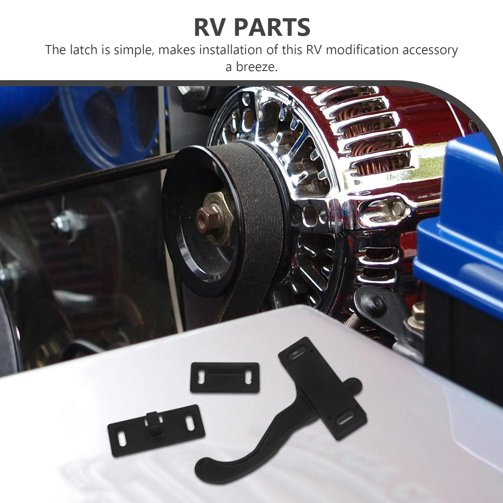 

2 шт. защелки для дверей-сеток для кемперов, сверхпрочные ручки для дверей автодомов, надежное крепление для системы блокировки окон автодомов