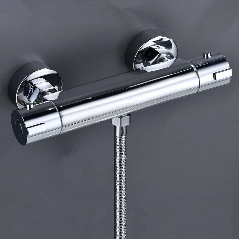 Rubinetto per doccia termostatico a due maniglie a parete Miscelatore termostatico Rubinetti per doccia Miscelatore per vasca intelligente valvola termostatica