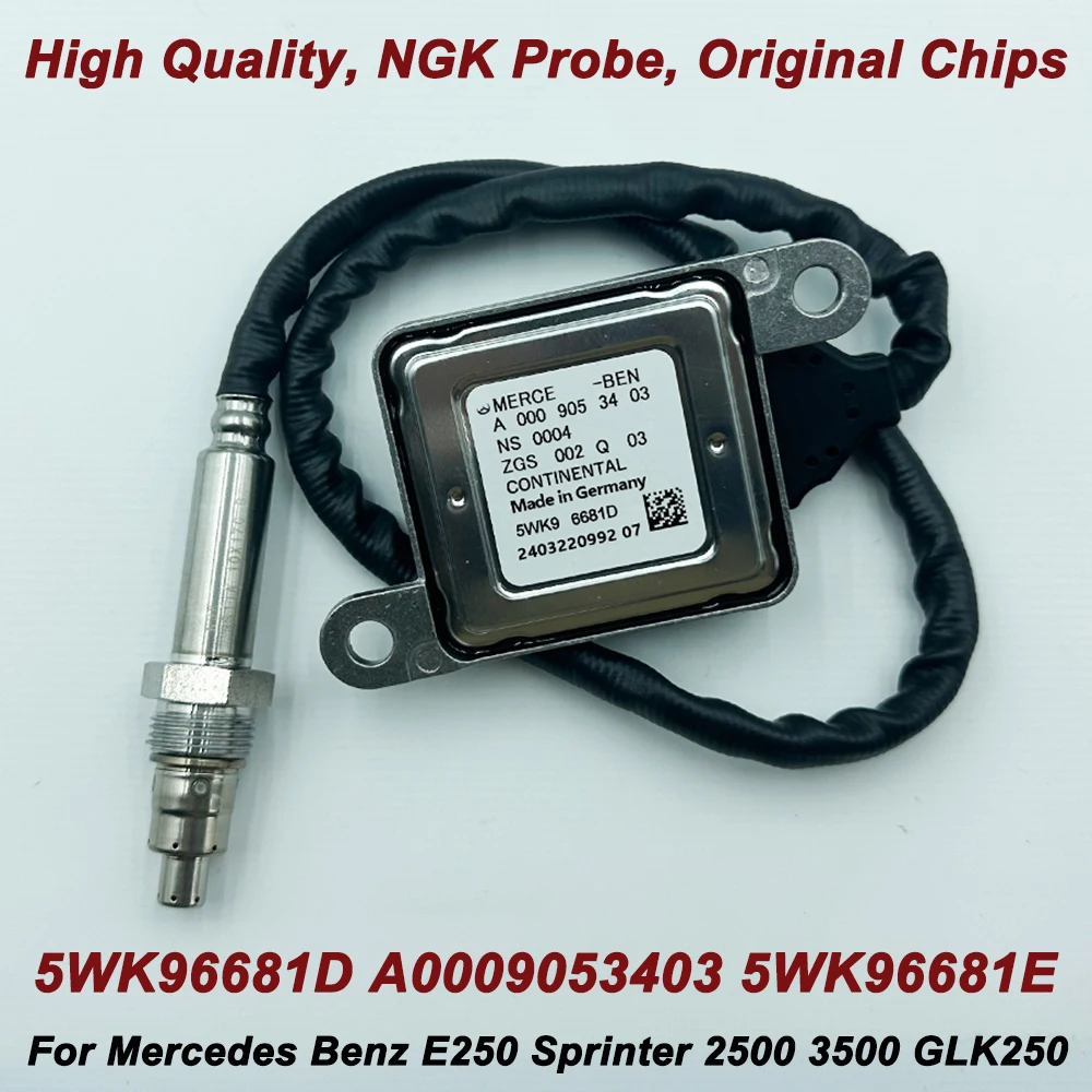 High Quality Chips forNGK Probe A0009053403 5WK96681C 5WK96681D Nitrogen Oxide NOx Sensor 0009053403 For Mercedes Benz W212 W222