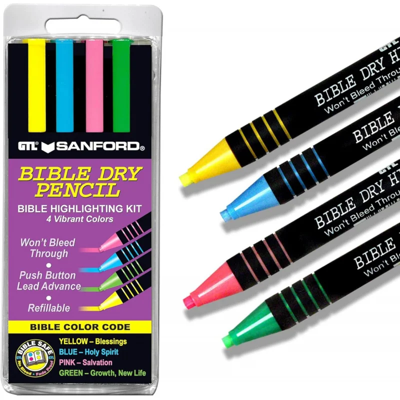 G T Luscombe Bible Dry Highlighter Recargas (2) Cartão Rosa