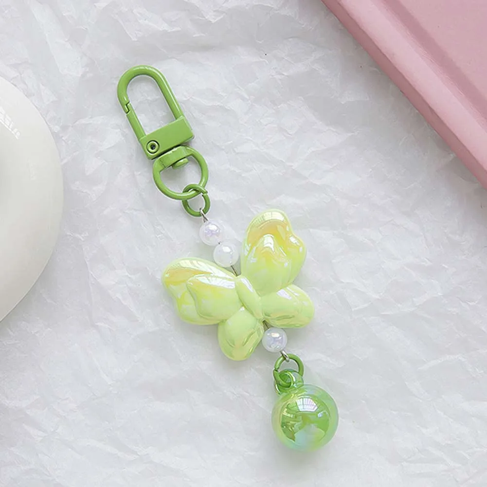 Colorful Accessory For Bags Accessory 10*4*2cm 3D Butterfly Keychain Charming Key Holder Colorful Keychain Options
