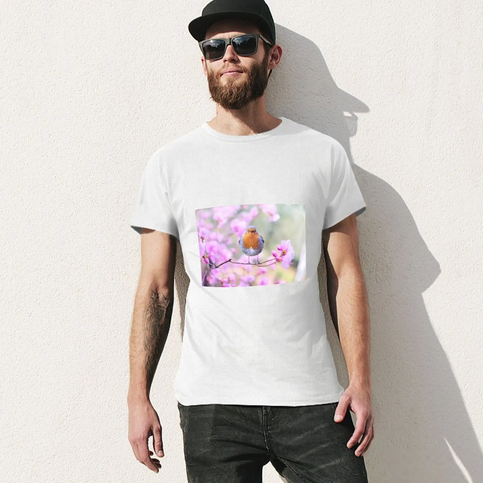 Spring Bird T-Shirt sublime vintage clothes mens graphic t-shirts anime image 3