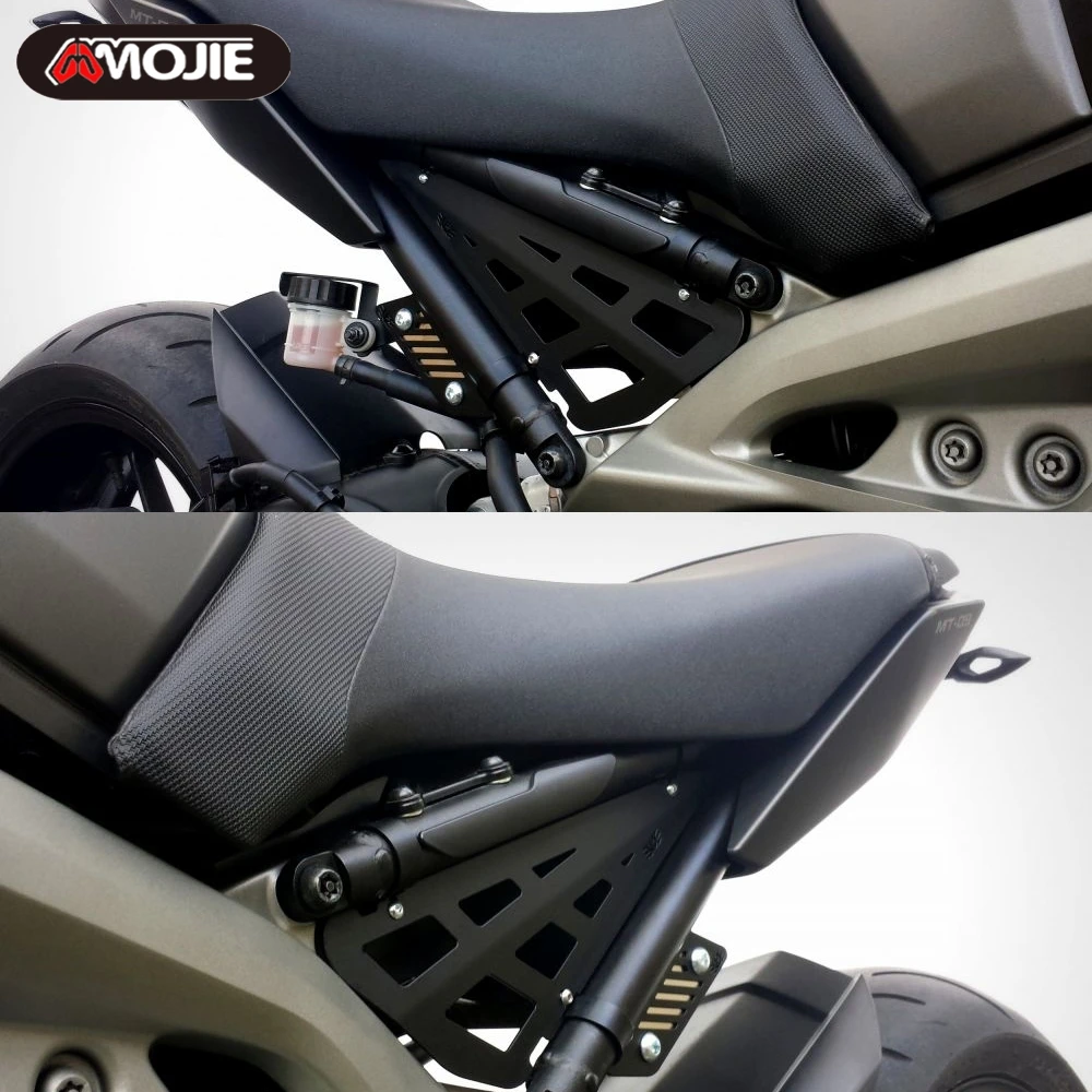 Rear FRAME SIDE CARTERS Guard Cover Protector Kit For YAMAHA MT-09 MT09 2013 2014 2015 2016 2019 2020 2021 Accessories Motorbike