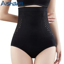 Seamless High Wasit Flat Belly Panties Hollow Out Shaping Briefs Tummy Control Slimming Underwear Breathable Body Shaper Panty