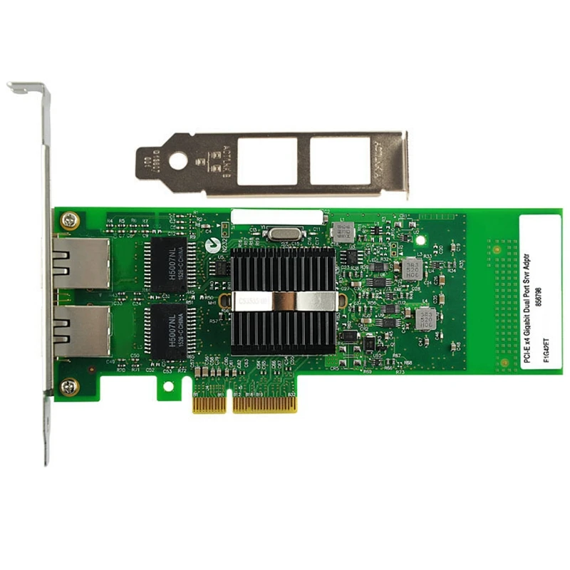 E1G42ET PCI-Ex4 Gigabit Dual Port Server Network Card 82576EB/GB Chip Network Card Replacement