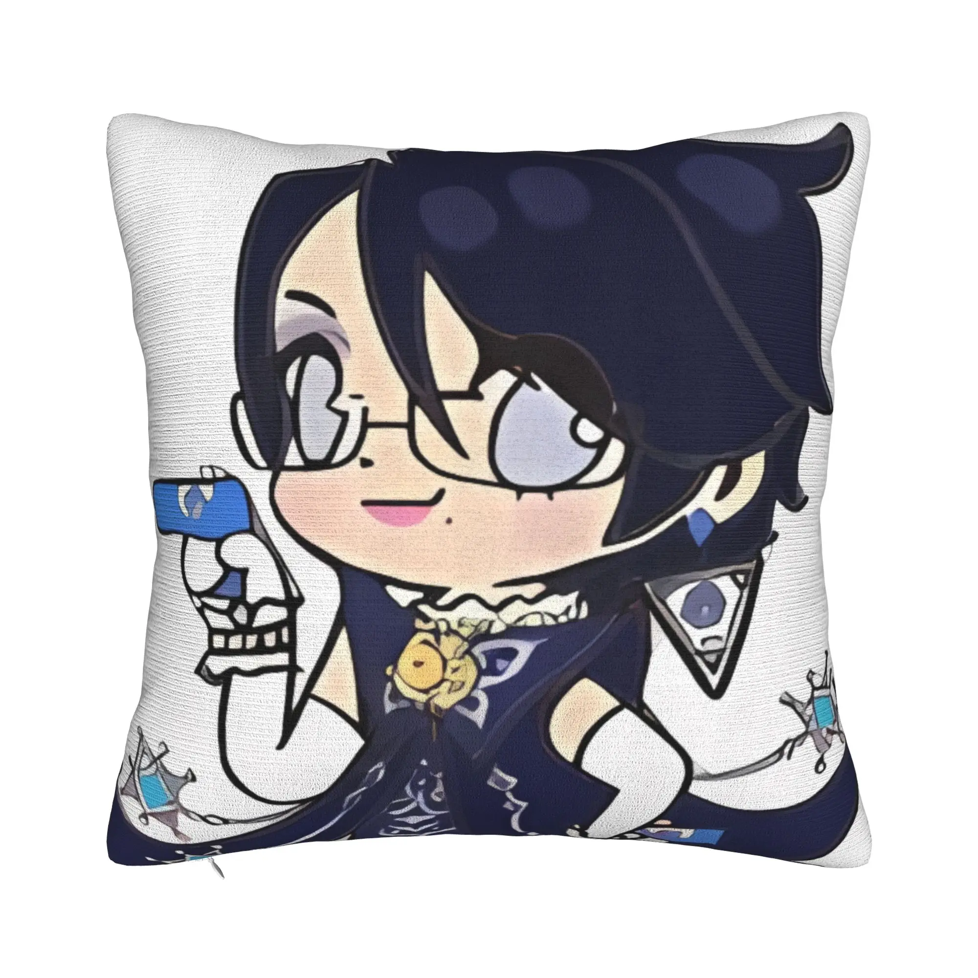 Funda de almohada Bayonetta, suave y duradera, para hombre, con diseño de Bayonetta, juego de aventuras, idea de regalo, vacaciones de invierno, decoración del hogar, granja